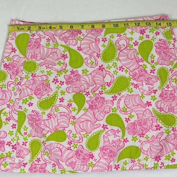 Vintage Lilly Pulitzer Reversible Wrap Mini Skirt - Retired Prints - Picture 10 of 11